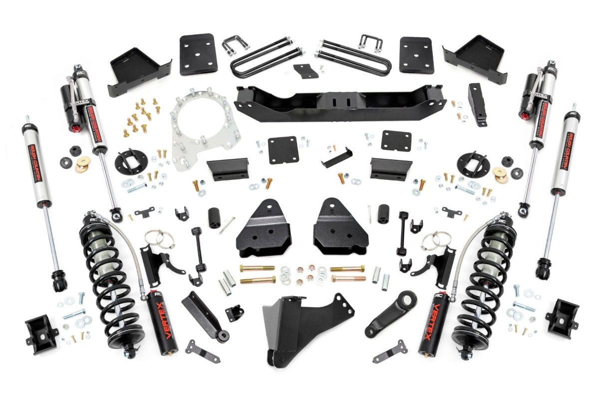 Ford F-350 Super Duty Suspension Lift Kit - Rough Country - Vertex Coilover - '17-'22